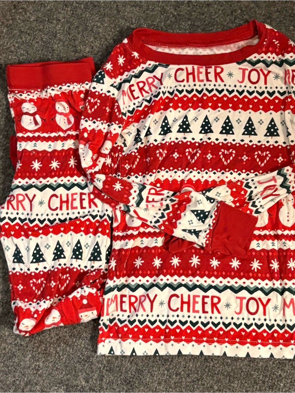 Little Sleepies Red & White Holiday Pajama Set